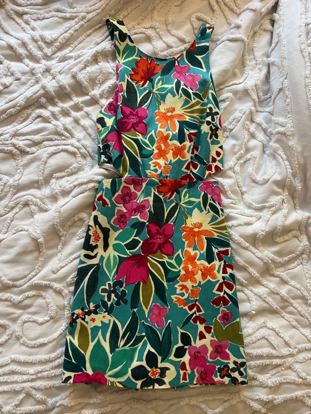 ZARA Bright Floral Vacation Romper/Dress
